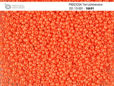 10SB133-IT: CZ Seed Bead Terra Intensive Coral 10/0 5HK - Image 2
