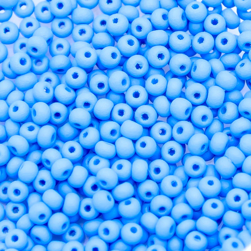 10SB967-PLMR: CZ Seed Bead Permalux Dark Turquoise Matte 10/0 - 25GM