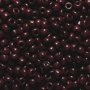10SV100-28: Vintage Venetian Seed Bead Opaque Reddish/brown 10/0 - 250 Grams - Image 2
