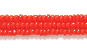 11SB142-C: CZ Seed Bead True Cut Op LT Red 11/0 6HK