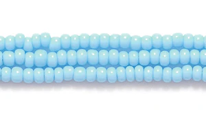 11SB161R: CZ Seed Bead Op Pale Turquoise Blue 11/0-1HK