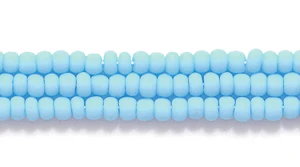 11SB162-MR: CZ Seed Bead Op LT Turquoise Blue Matte 11/0-1HK