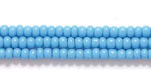 11SB165: CZ Seed Bead Op Dark Turquoise Blue 11/0 6HK