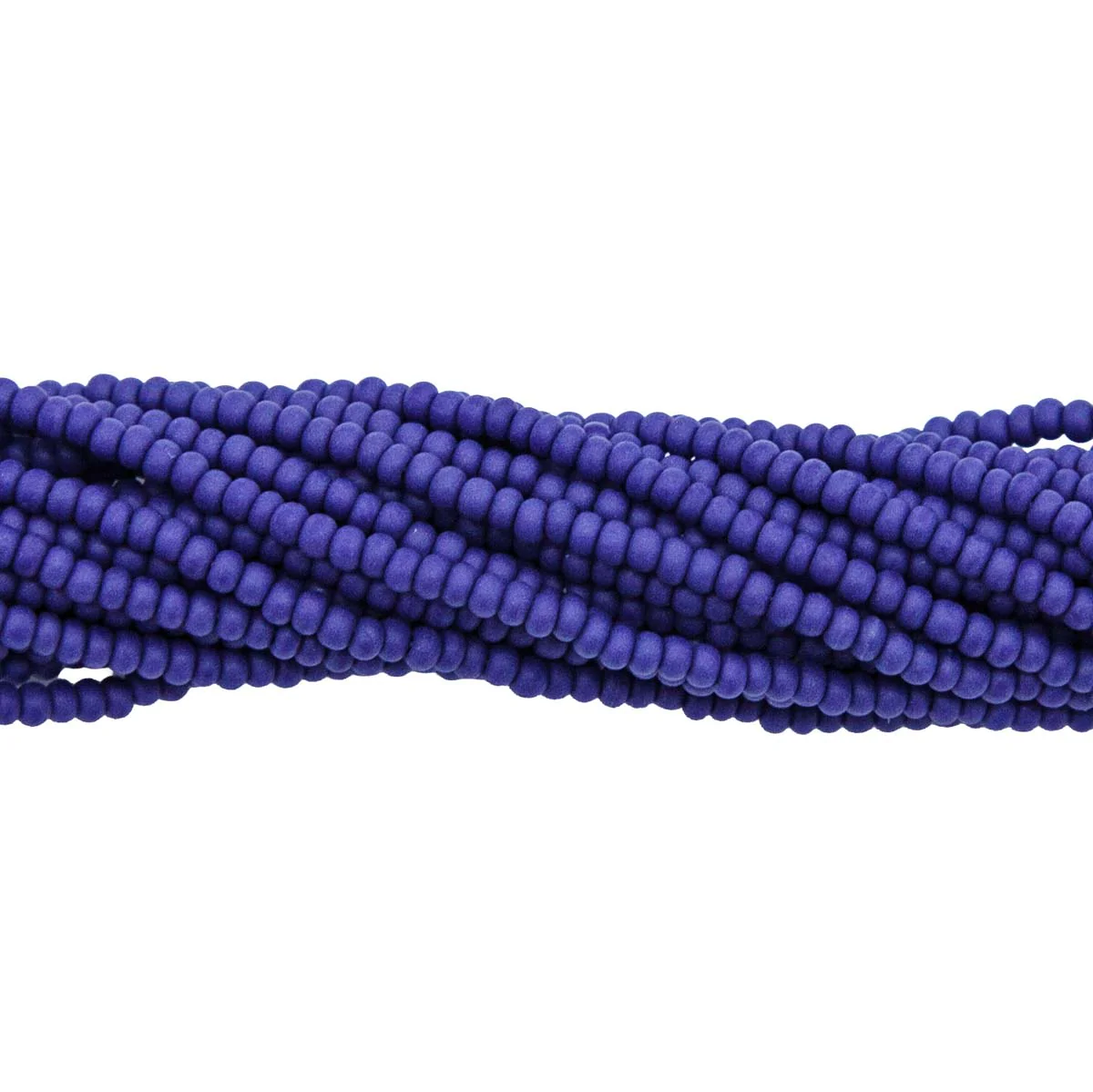 11SB178-M: CZ Seed Bead Op Navy Blue Matte 11/0 6HK