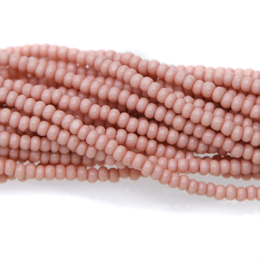 11SB192-A1C: Cz Seed Bead True Cut Terra Dusty Rose 11/0 - 6 Hanks - Image 2
