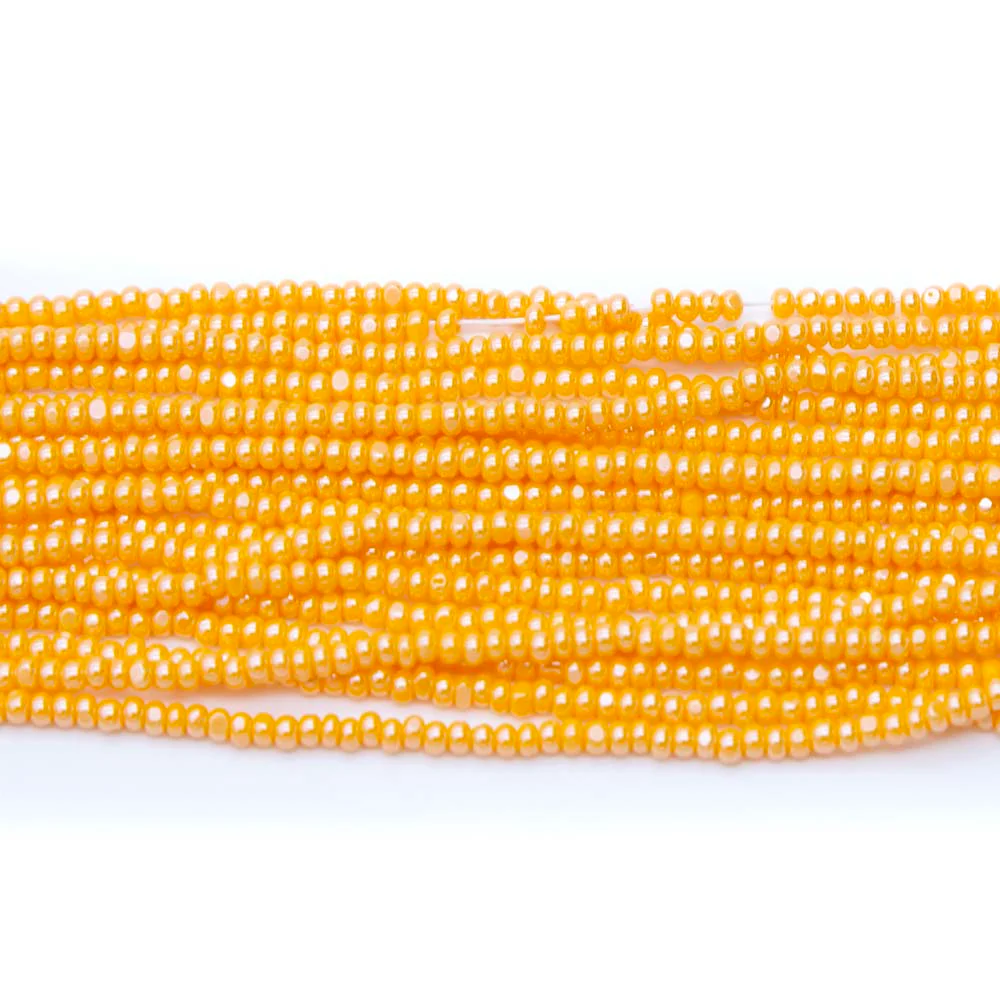 11SB332-CR: Czech Seed Bead True Cut Sfinx Orange 11/0 1 Hank