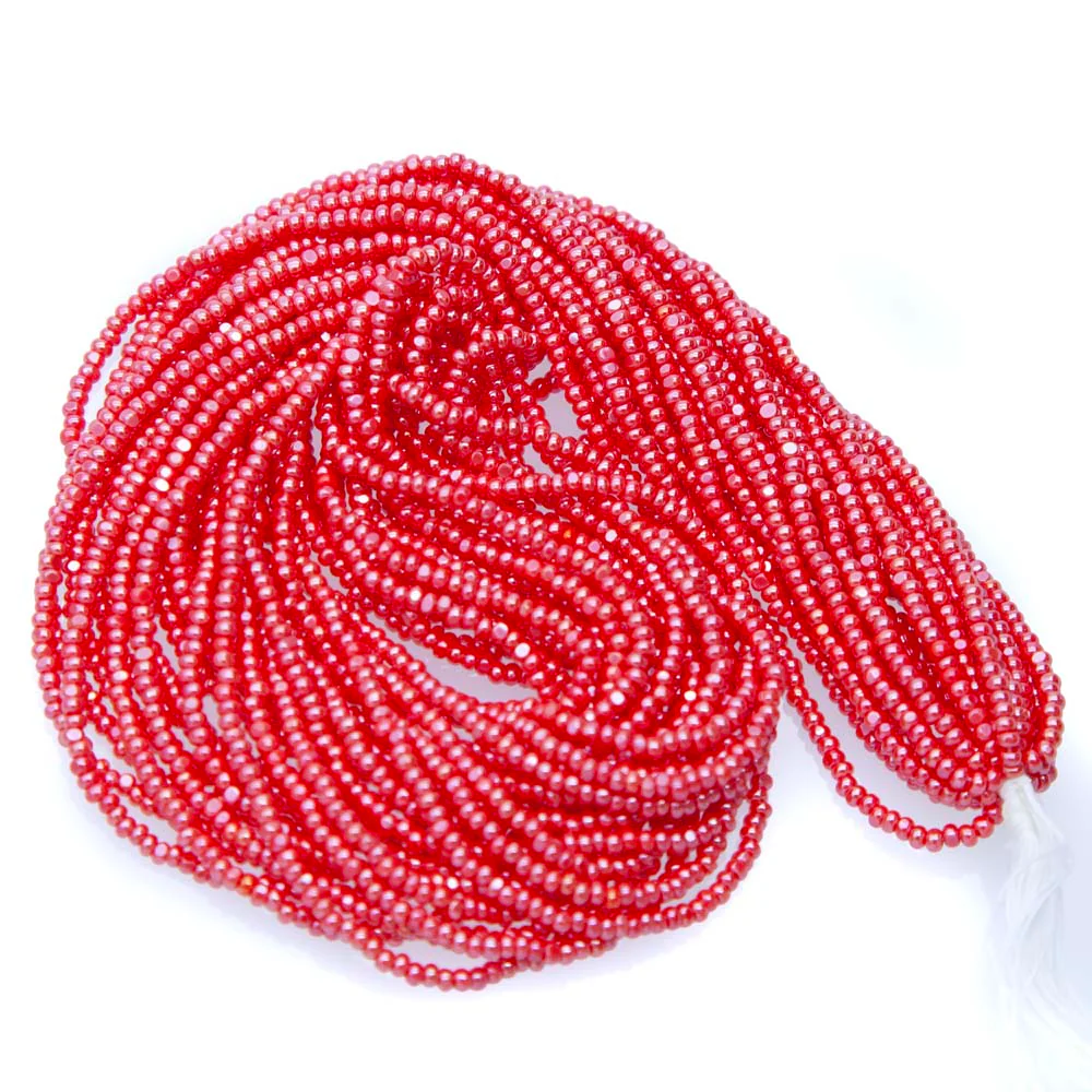 11SB342-CR: CZ Seed Bead True Cut Sfinx Lt Red 11/0 - 1HK - Image 2