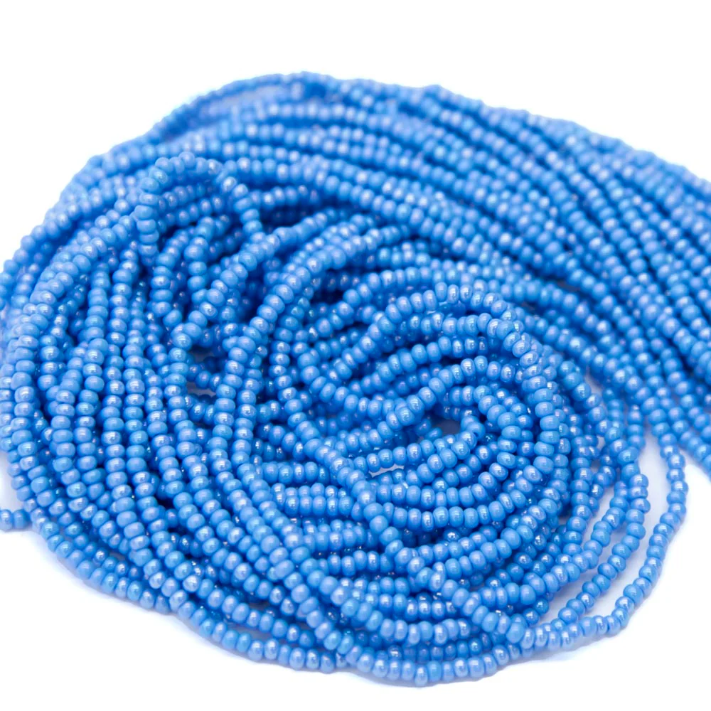 11SB565R: CZ Seed Bead Dark Turquoise Blue Aurora Borealis 11/0-1HK