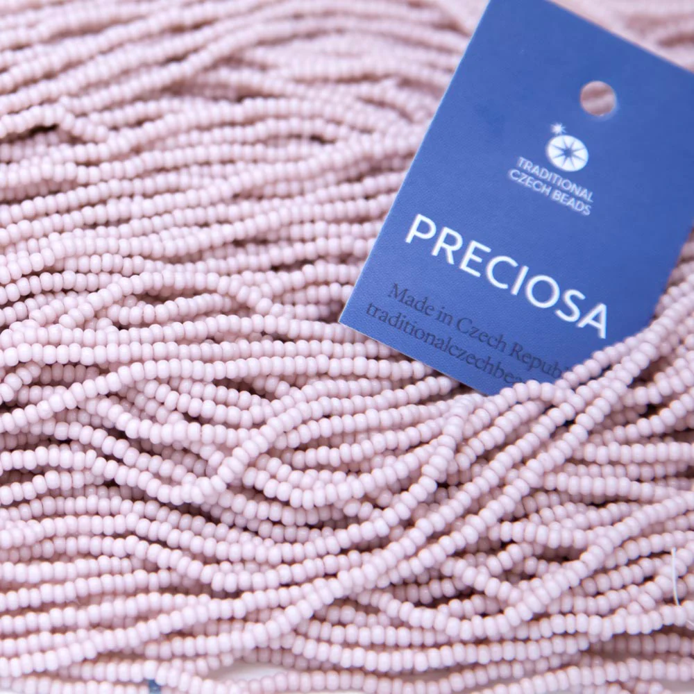11SB6192: Cz Seed Bead Sol Gel Op Lt Pink 11/0 6HK