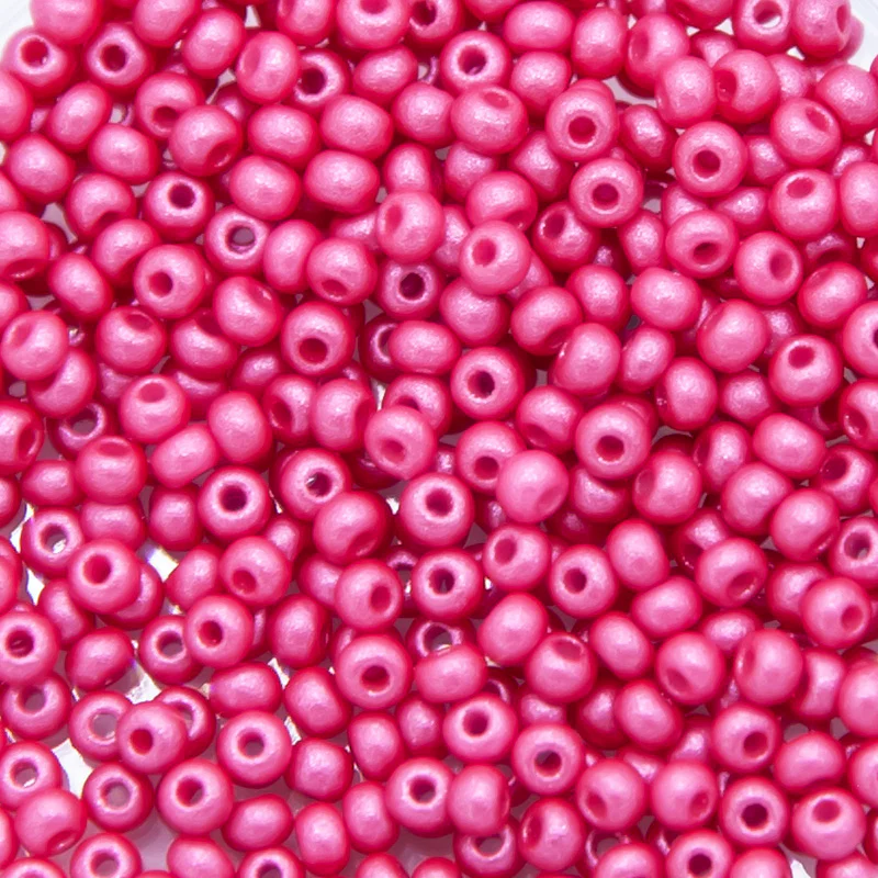 11SB994-PLR: CZ Seed Bead Permalux Fuchsia 11/0 - 25GM