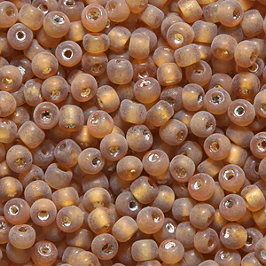 11SV253-13: Vintage Venetian Transparent Gold #13 Frosted 10/0 500 Grams