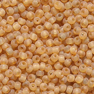 11SV253-27: Vintage Venetian Transparent Gold #27 Frosted 11/0 500 Grams
