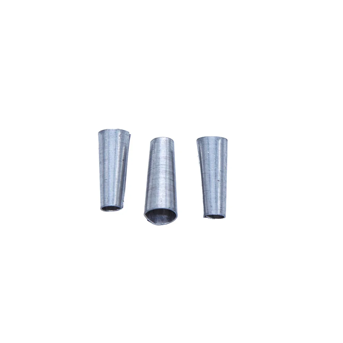 12ME813: Metal Jingle Cone Silver 1/2 Inch-75PC