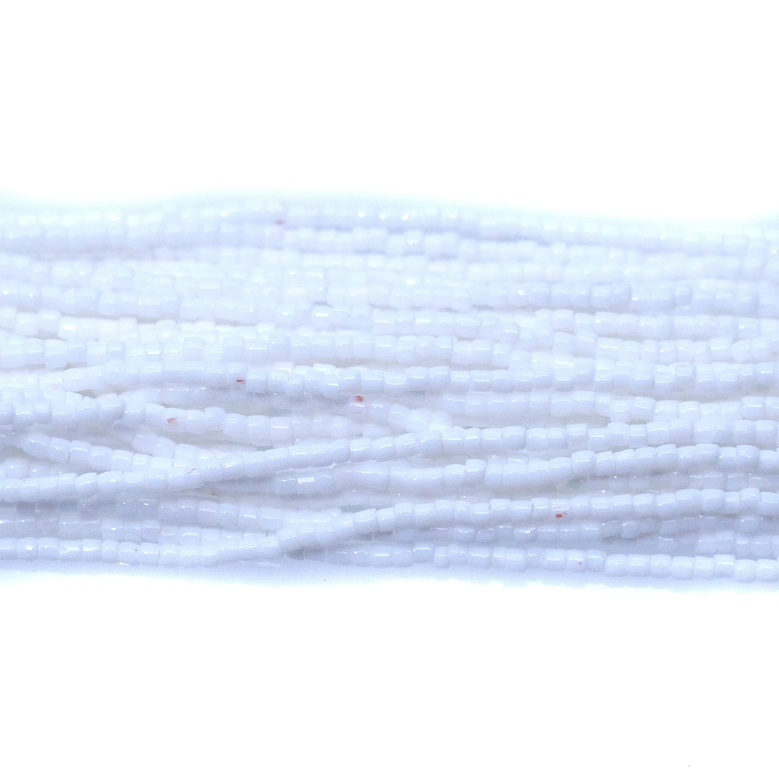 12SC112: CZ Seed Bead 3-cut White 12/0 5HK - Image 2
