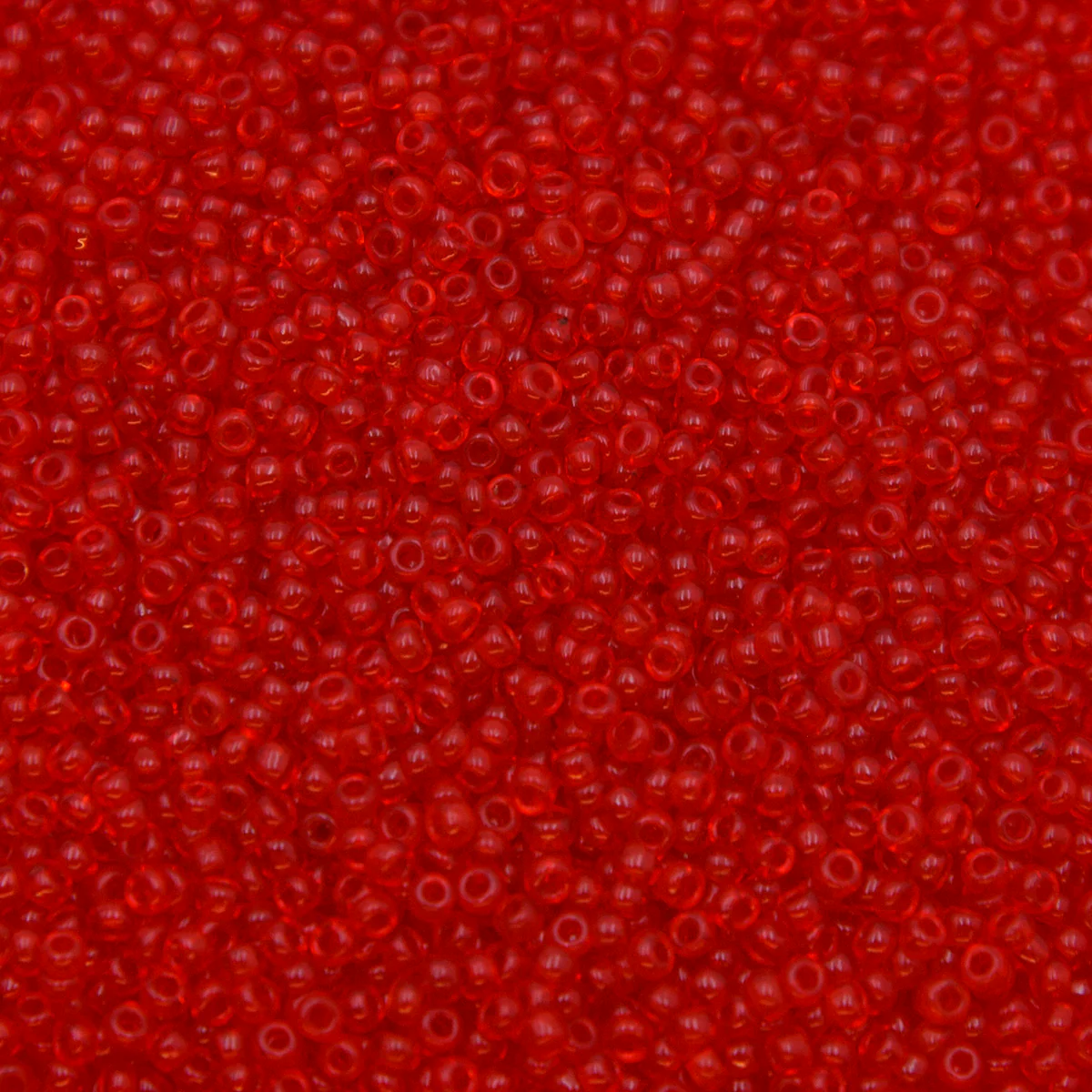 12SV236-SR: Vin Venetian Seed Bead Trans Red Orange #1 12/0-50GMs - Image 2