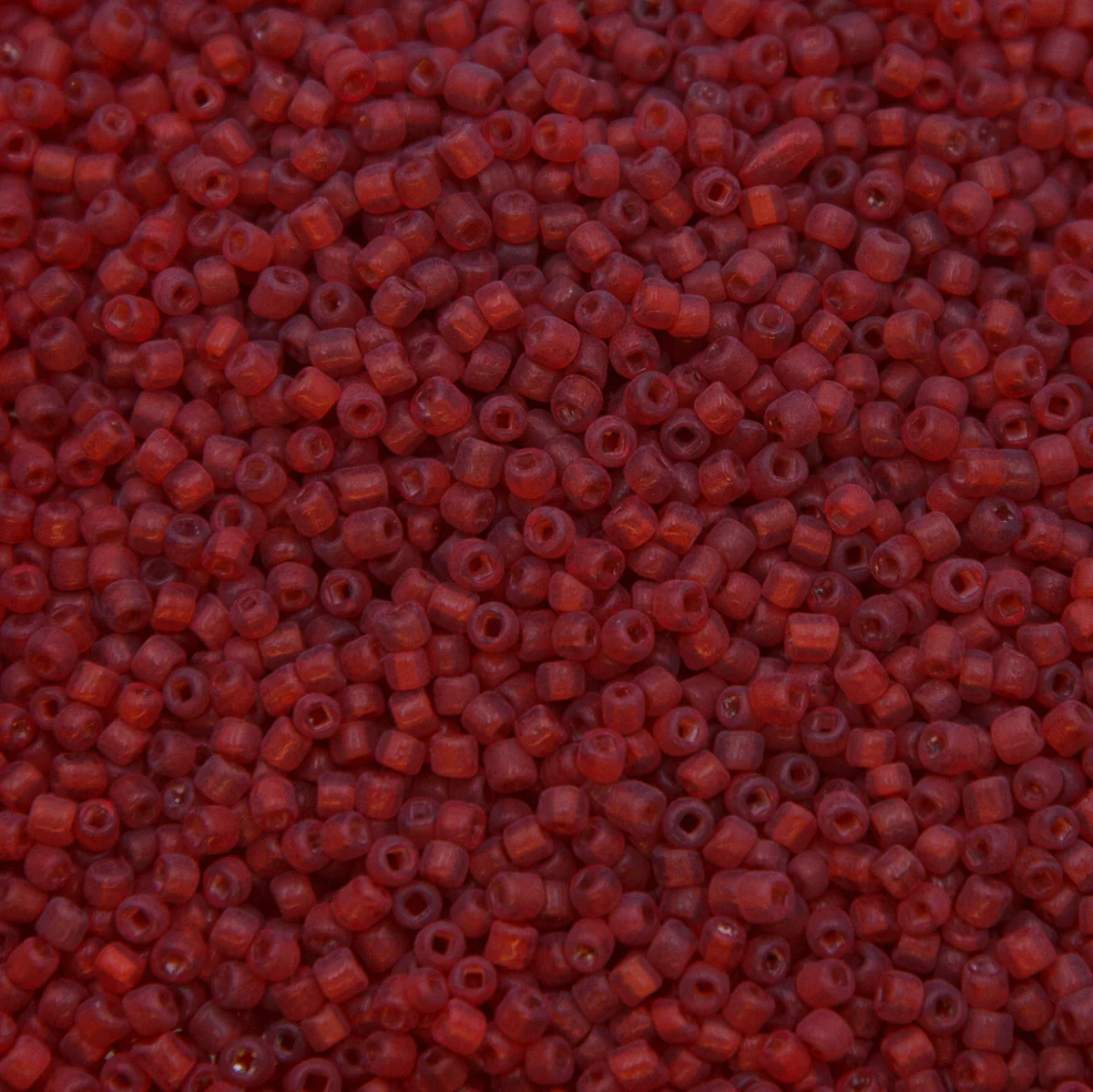 12SV246-2UR: Vintage Venitian Brick Red #2 SQ Hole Unfin 12/0 - 50GM - Image 2