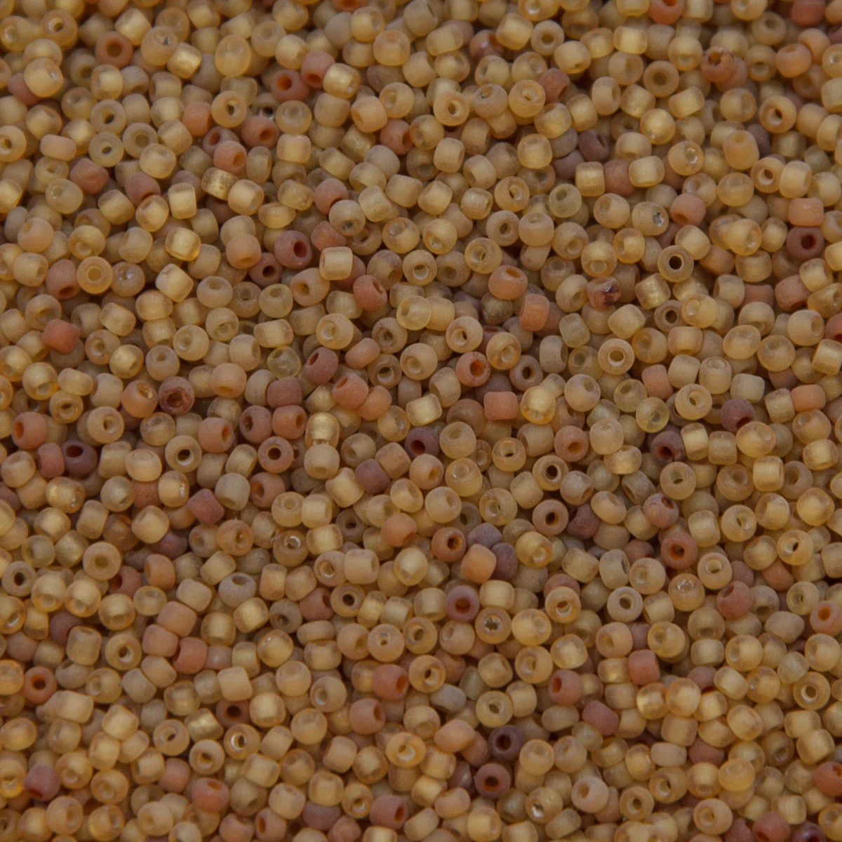 12SV253-4UR: Vin Venetian Seed Bead Trans Gold #4 Unfinished 12/0-50GMs - Image 2