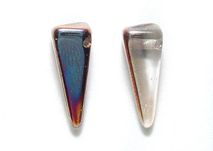 13DP505-DKR: CZ Villa Drop Sliperit 6x13mm-25PC