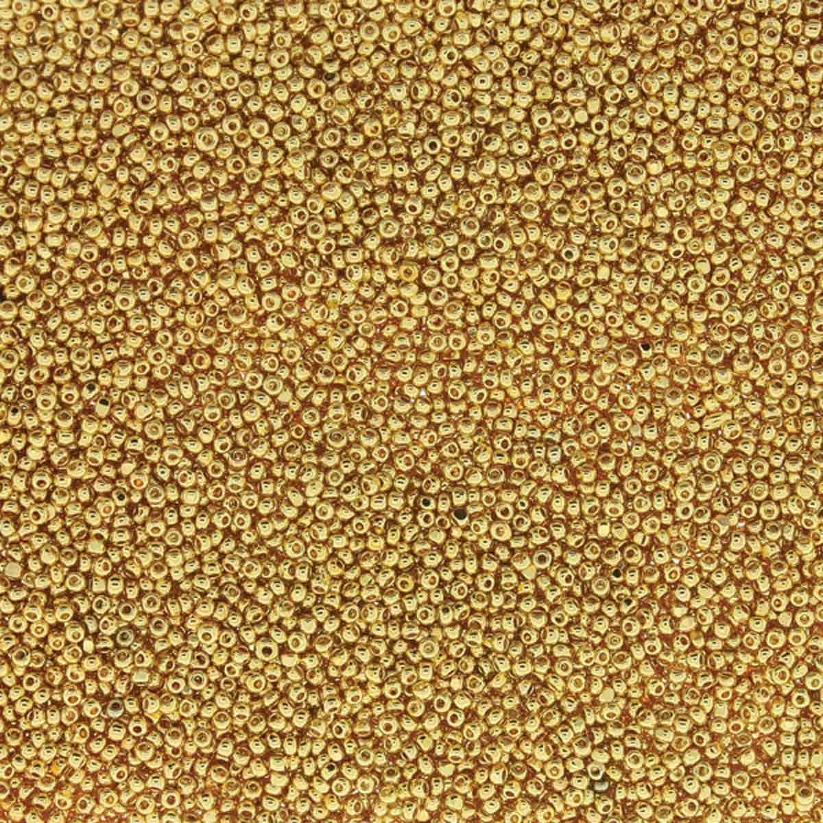 13SB853-5CL: Czech Charlotte 24K Gold Plate 13/0 - 50GM