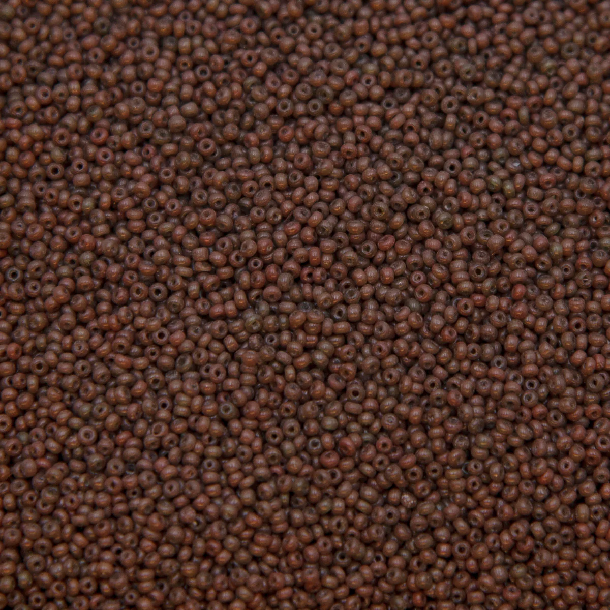 13SV250-2R: Vin Venetian Seed Bead Op Brown #2 13/0-50GMs - Image 2