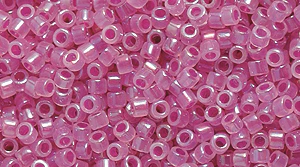 14SD794-ABR: DB1744 Delica Fuchsia Lined Opal AB 11/0 - 9GM