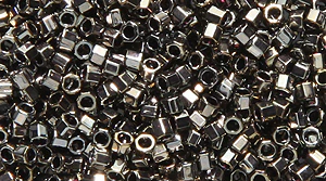 14SD816-CR: DBC0254 Delica Hex Galvanized Tarnished Silver 11/0 - PGM
