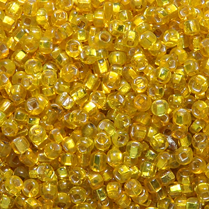 1SV999-118: Vintage Venetian 11/0 Transparent Yellow 1 Ounce Package - Image 2