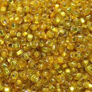1SV999-45: Vintage Venetian S/L Yellow 11/0 2 Ounce Package - Image 2