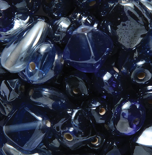 2VE575-L: MIX Blue/sapphire Family Luster - 150GM
