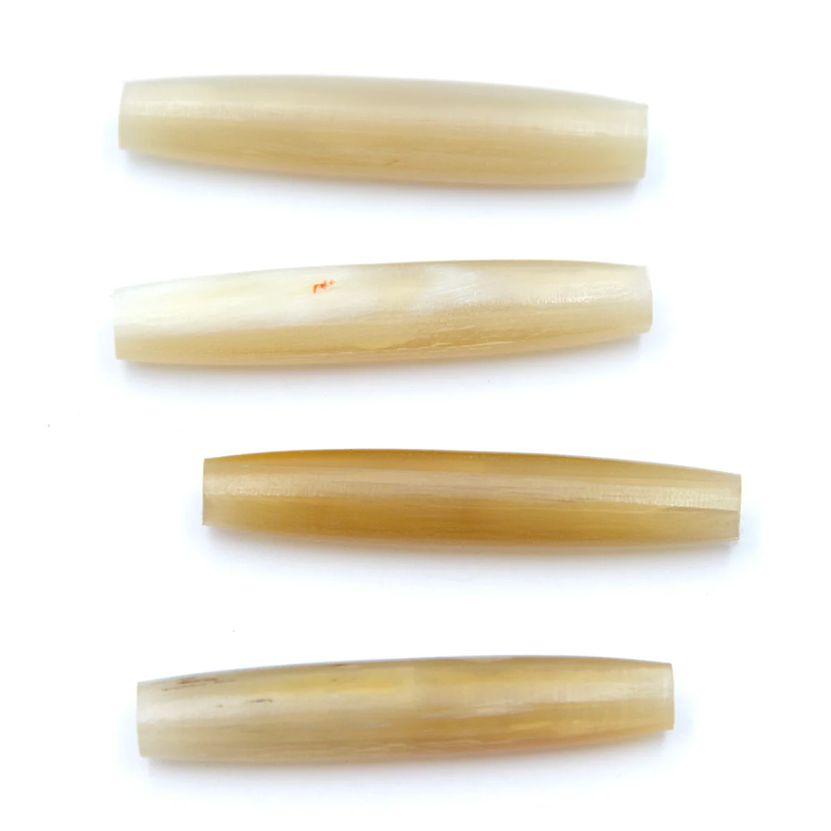 36HP250: Horn Hair Pipe Natural Color 1.5" 25Pc - Image 2
