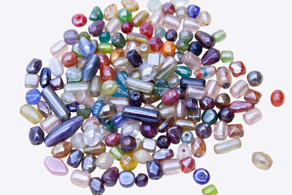 3VE525-L: India All Mixed Up Luster 6 to 24mm - 100 Grams