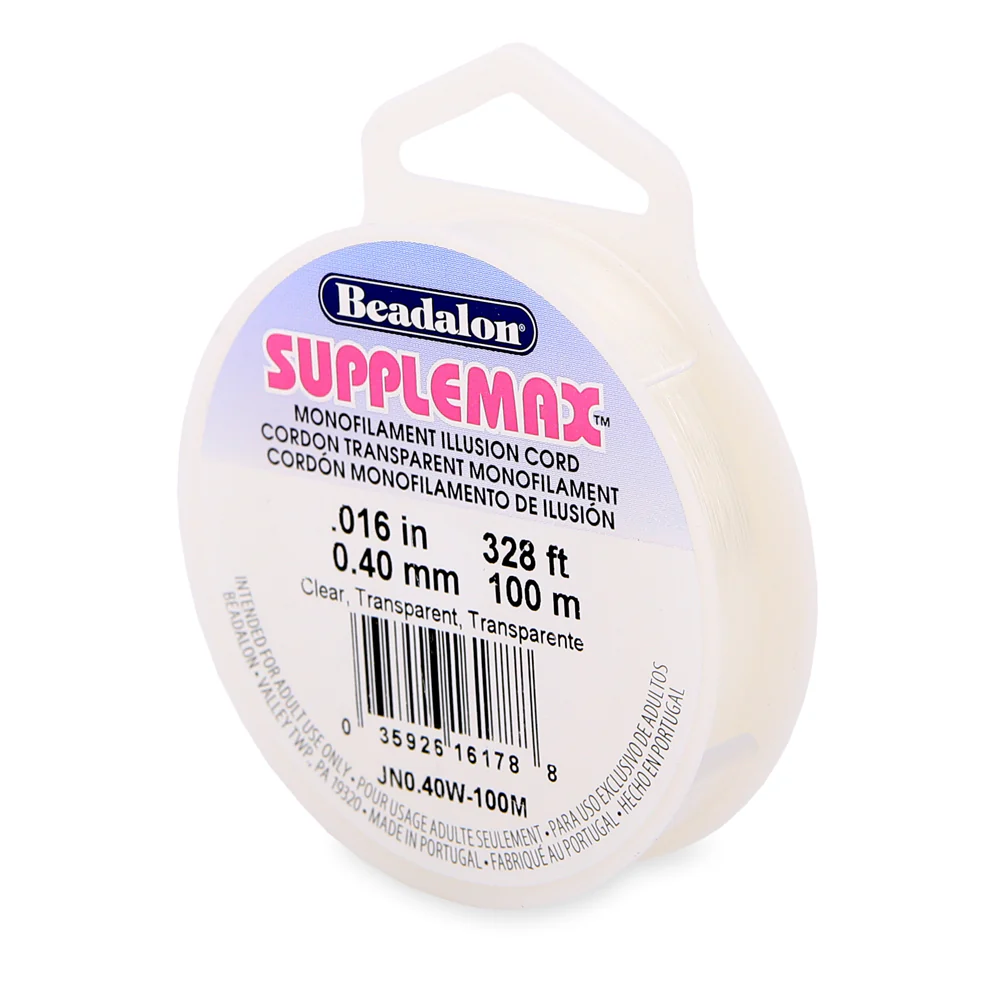 40FI293-100: Supplemax Nylon Cord .40mm 100MTR SP