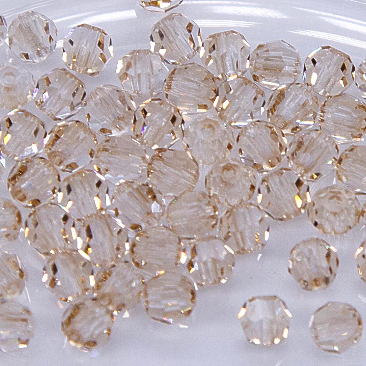 4CC051: Preciosa Crystal Round Honey 4mm - 72PC - Image 2