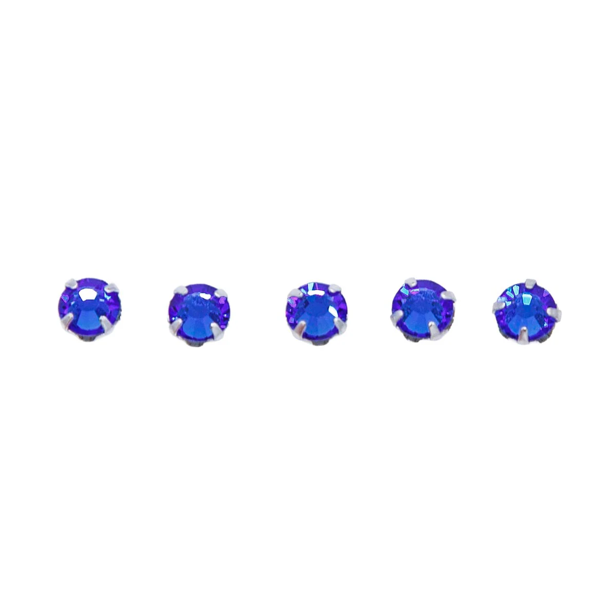 5RH274: Preciosa Viva Rosemontee Sapphire 5mm-144PC - Image 2