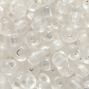 5SV212-UR: Vintage Venetian Transparent Clear #1 Frosted 5/0 50 Gram Bag