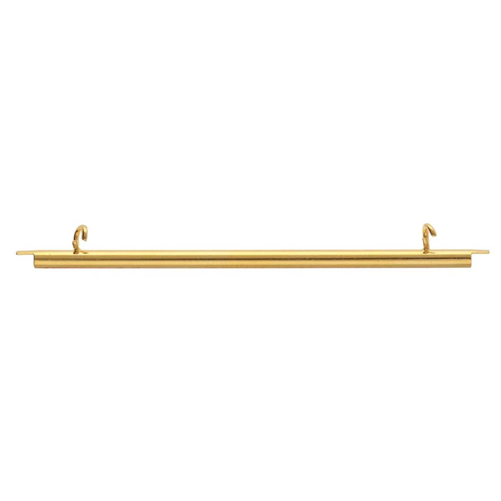 60FI83-G: Miyuki Slide End Tube 60mm 2 Loop Gold Plate - 2PPK - Image 2