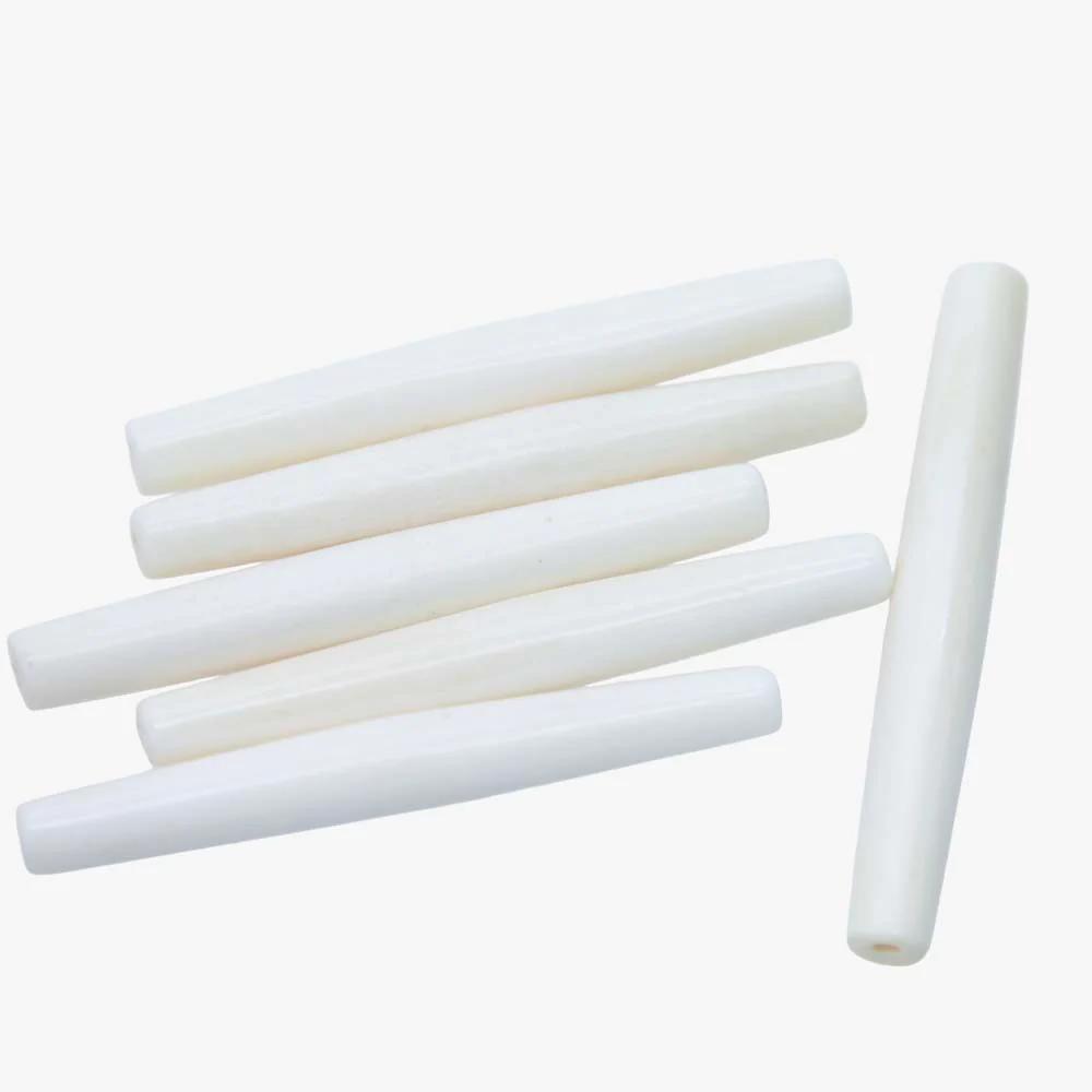 64BN114-TH: India Bone Tube 1 Inch 15 Pieces - Image 2