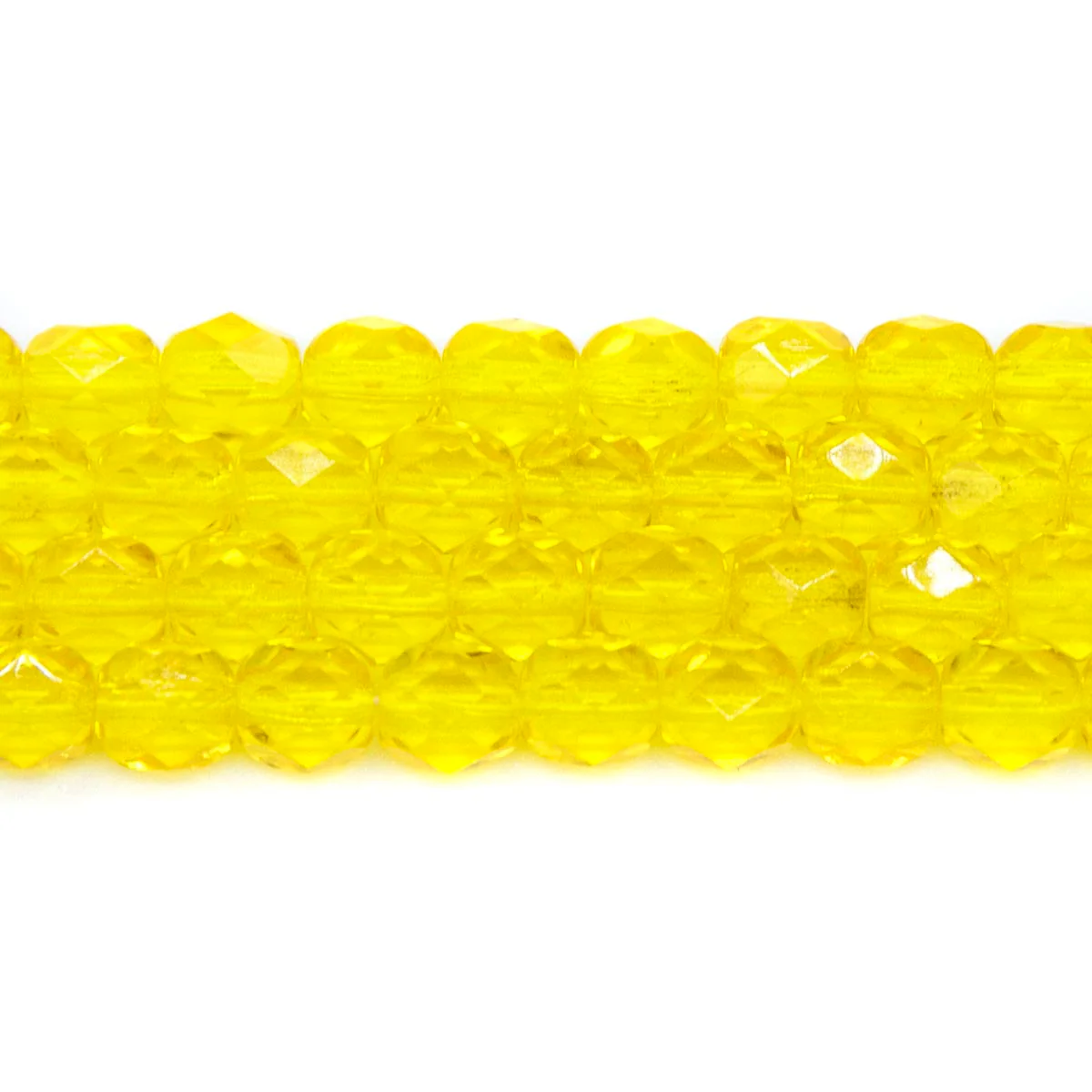 6FC225R: CZ FACET RD Trans MED Jonquil 6mm-50PC - Image 2