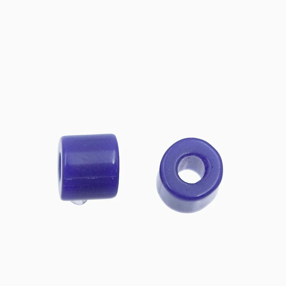 6IN176: Tile Bead Royal Blue 6mm - 50GM - Image 2