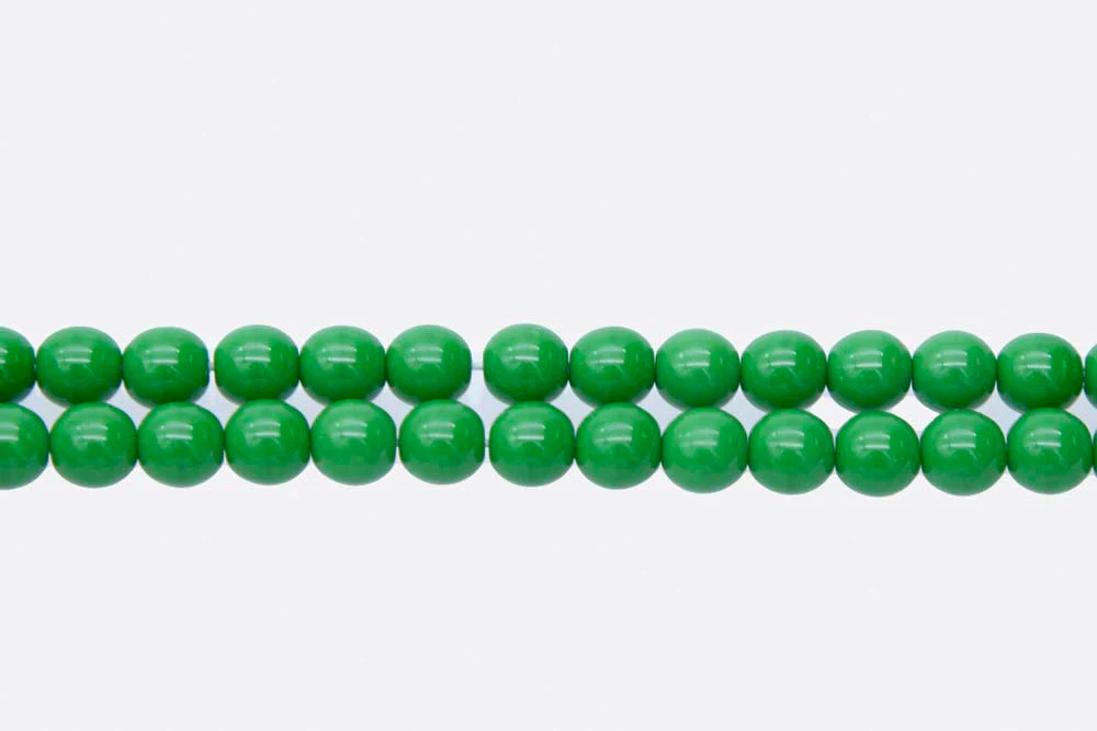 6RD183: CZ Round Opaque Green 6mm - 600 PC - Image 2