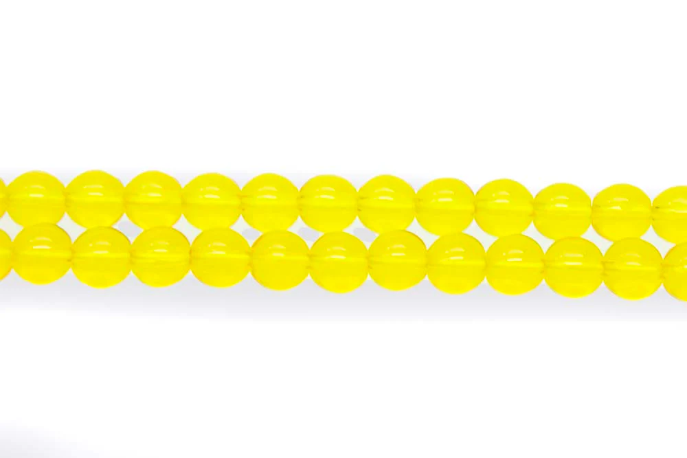 6RD225: CZ Round Transparent Yellow 6mm - 300 Pc - Image 2
