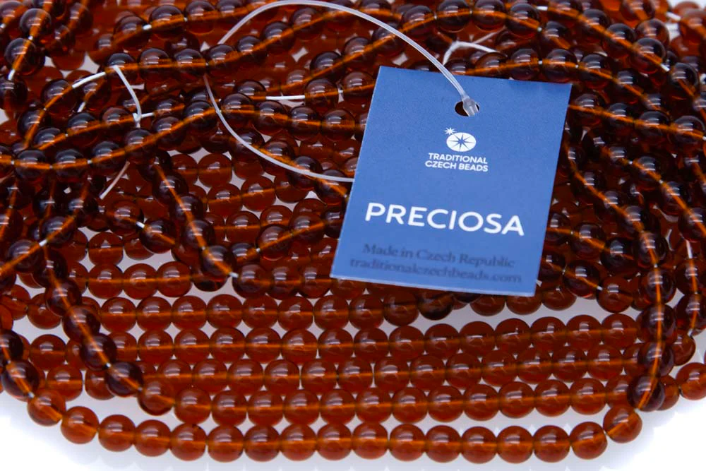 6RD256R: CZ Round Topaz 6mm - 50PC - Image 2