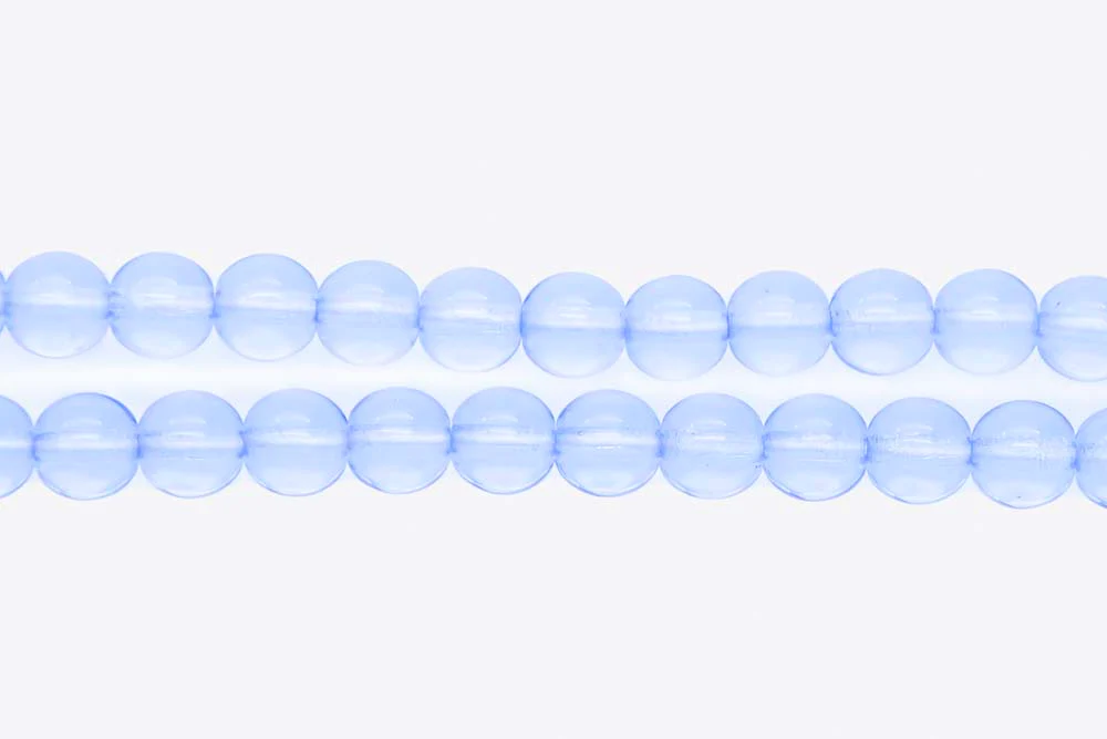 6RD272: CZ Round Pale Sapphire 6mm - 600 Pc - Image 2