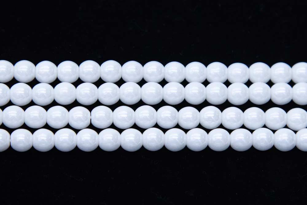 6RD312: CZ Round Luster White 6mm - 600 Pc - Image 2