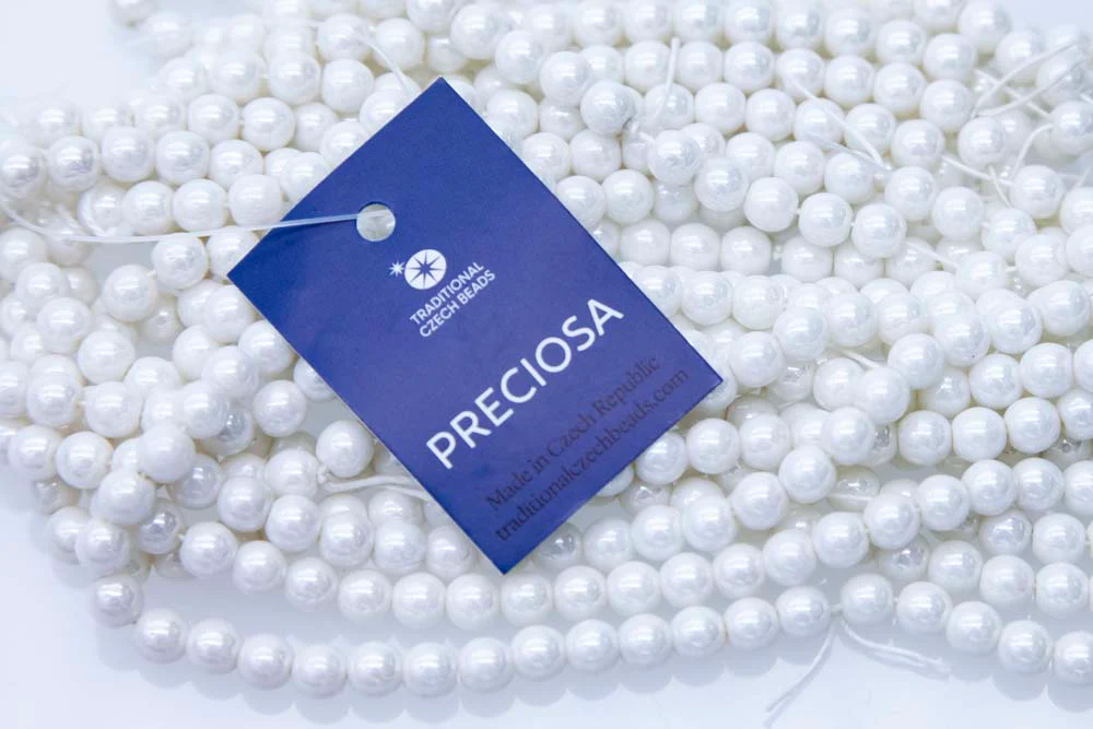 6RD312R: CZ Round Luster White 6mm - 50 Pc - Image 2