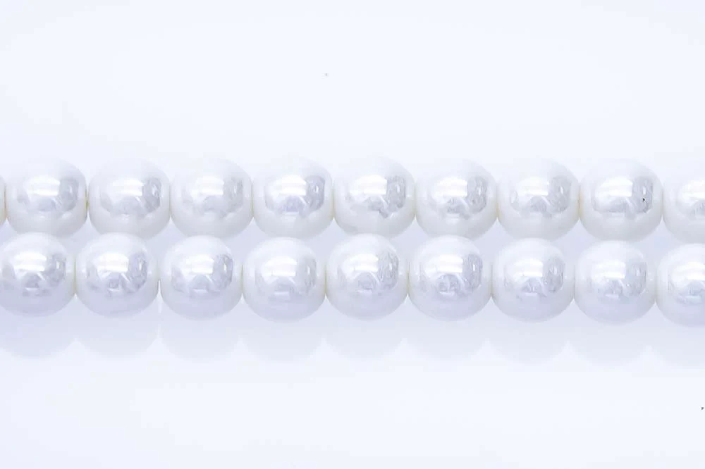 6RD312R: CZ Round Luster White 6mm - 50 Pc - Image 3