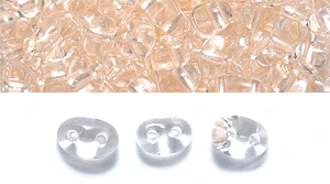 74SB751-TA: CZ Twin 2-H SB Terra Champagne Pearl Lined
