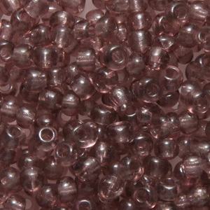 7EP298-3: Vintage French Seed Bead Transparent Prune#3 7/0 - 250 Grams - Image 2