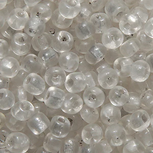 7SV212-QU: Vintage Venetian Seed Bead Clear #1 Square Hole Unfinished 7/0 - 500 Grams - Image 2