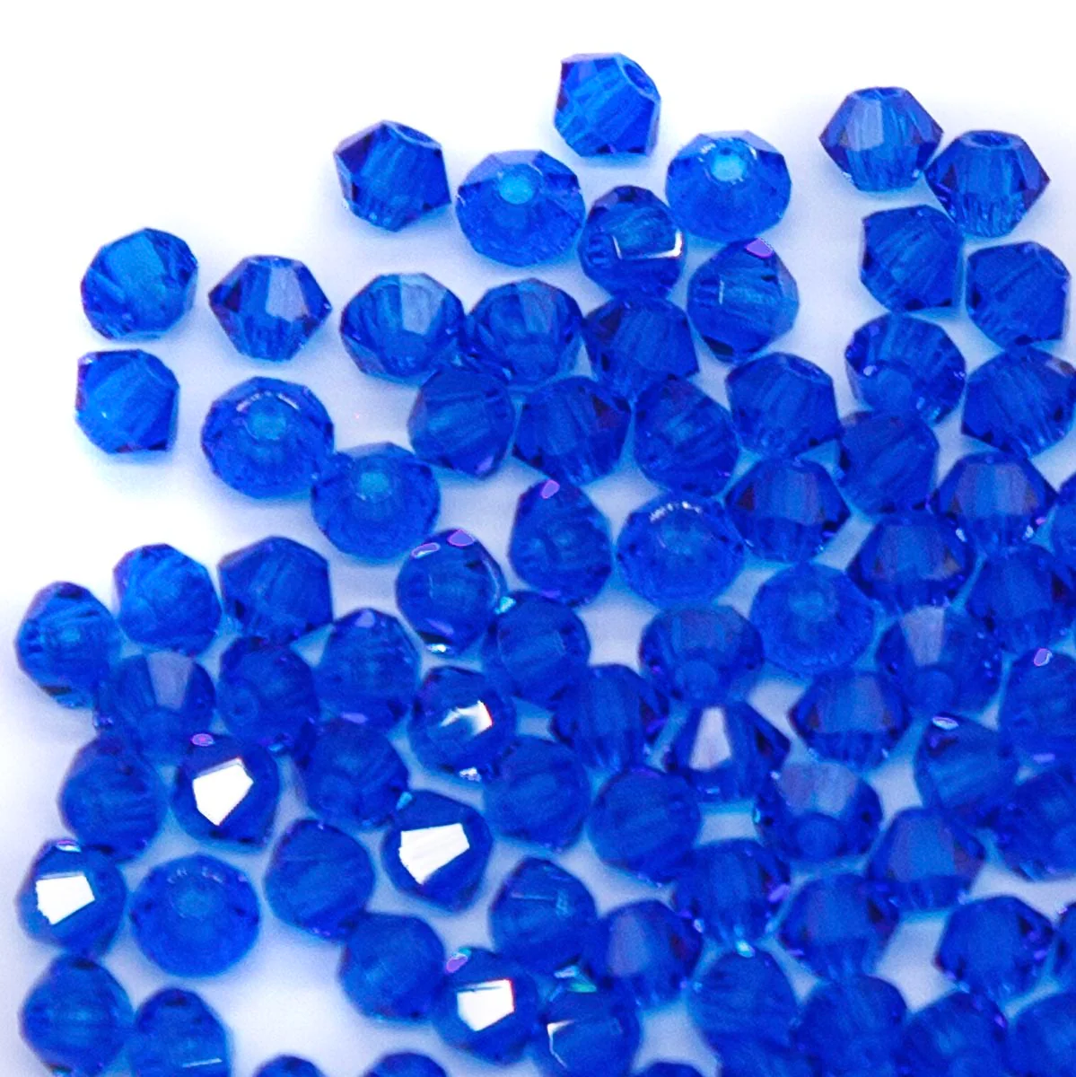 80CC268: Preciosa Crystal Dia Capri Blue 3mm-144PC - Image 2